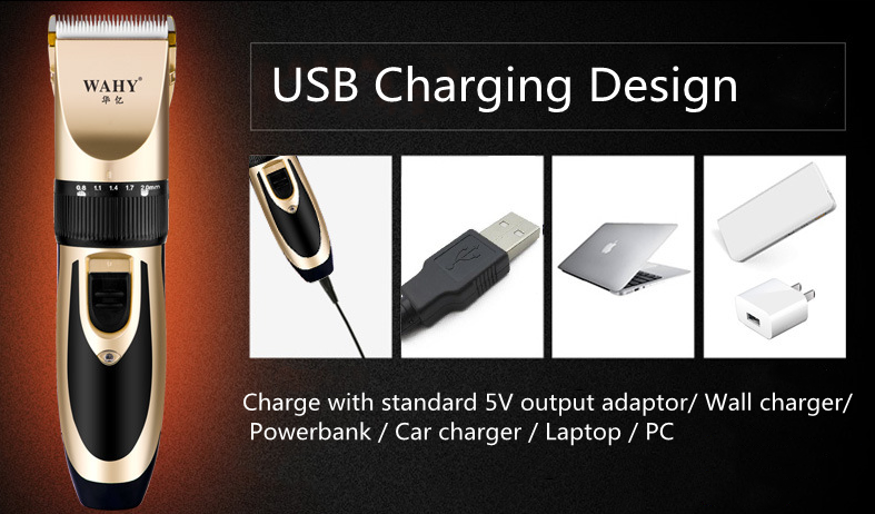 B60 USB kotitalouden hiustenleikkuri