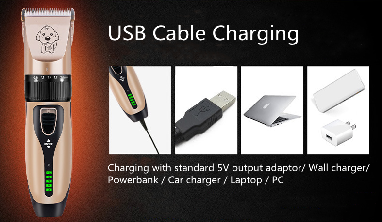 C28 usb johdoton lemmikkileikkuri
