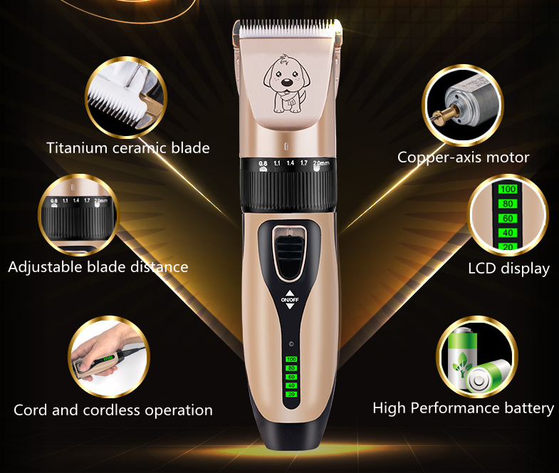 C28 usb johdoton lemmikkileikkuri